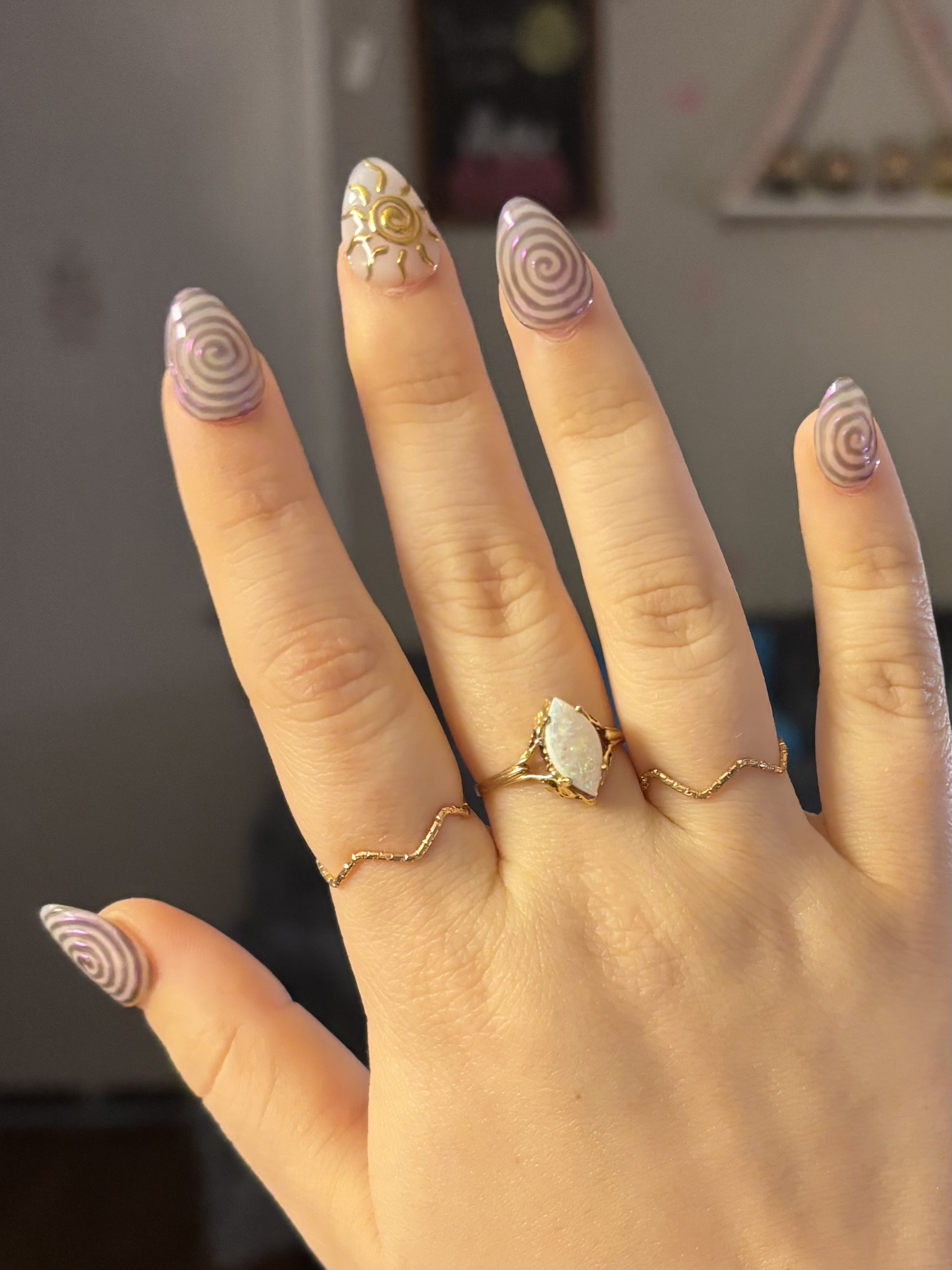 Tangled nails